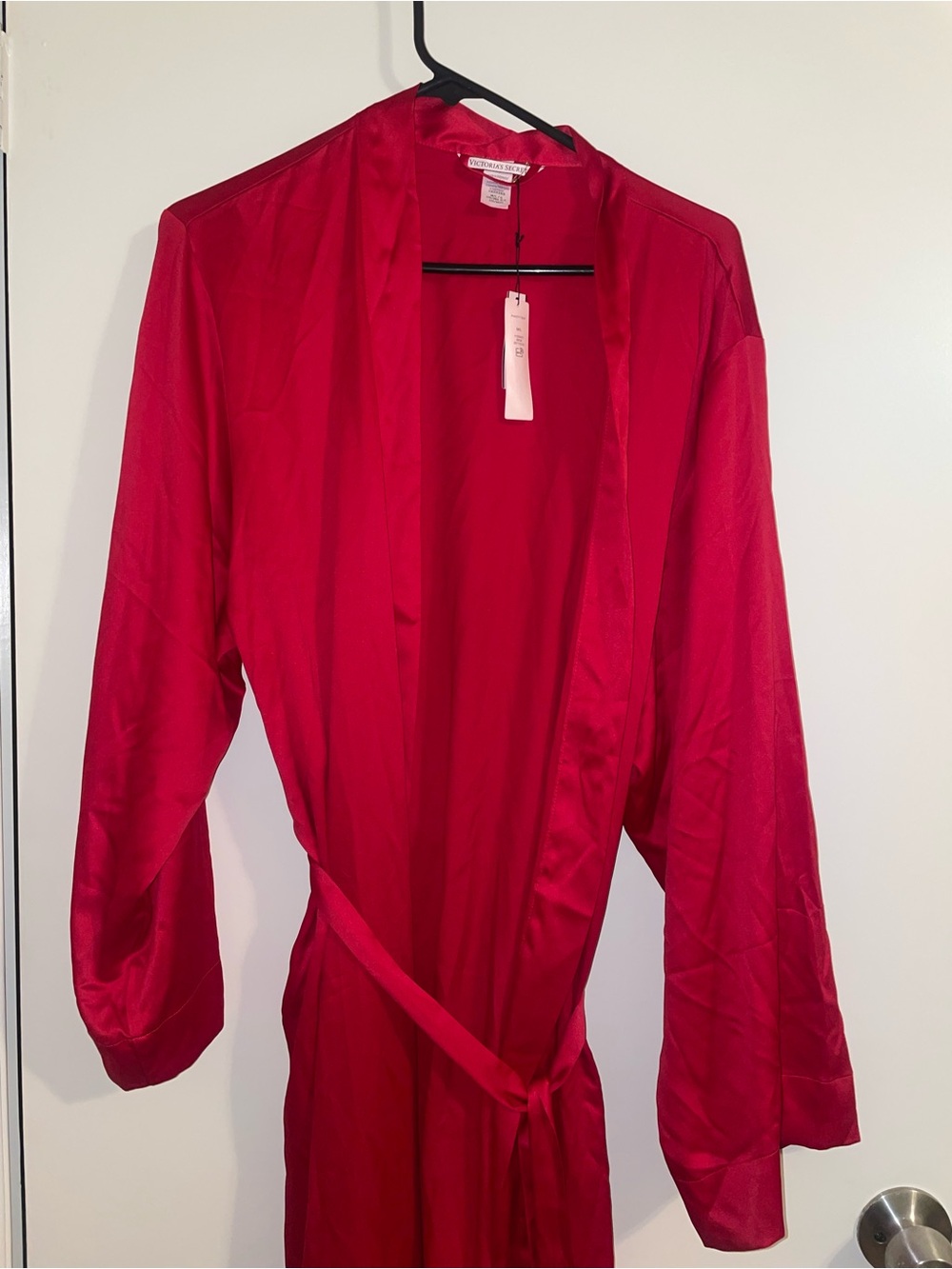 Victoria's Secret Red Satin Kimono Robe